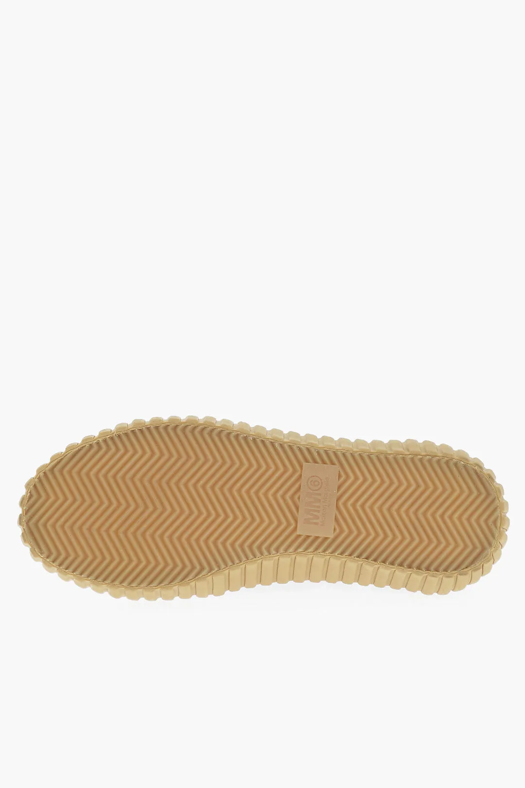 Maison Margiela Mm6 Canvas Slip On Sneakers With Contrasting Details