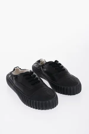 Maison Margiela Mm6 Leather City Low-Top Sneakers