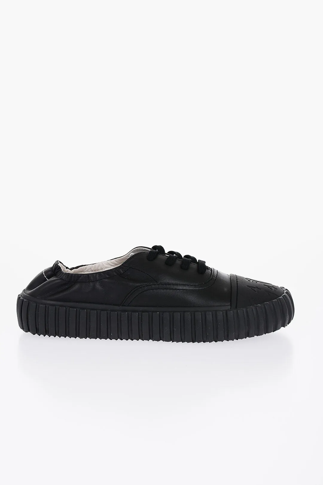 Maison Margiela Mm6 Leather City Low-Top Sneakers