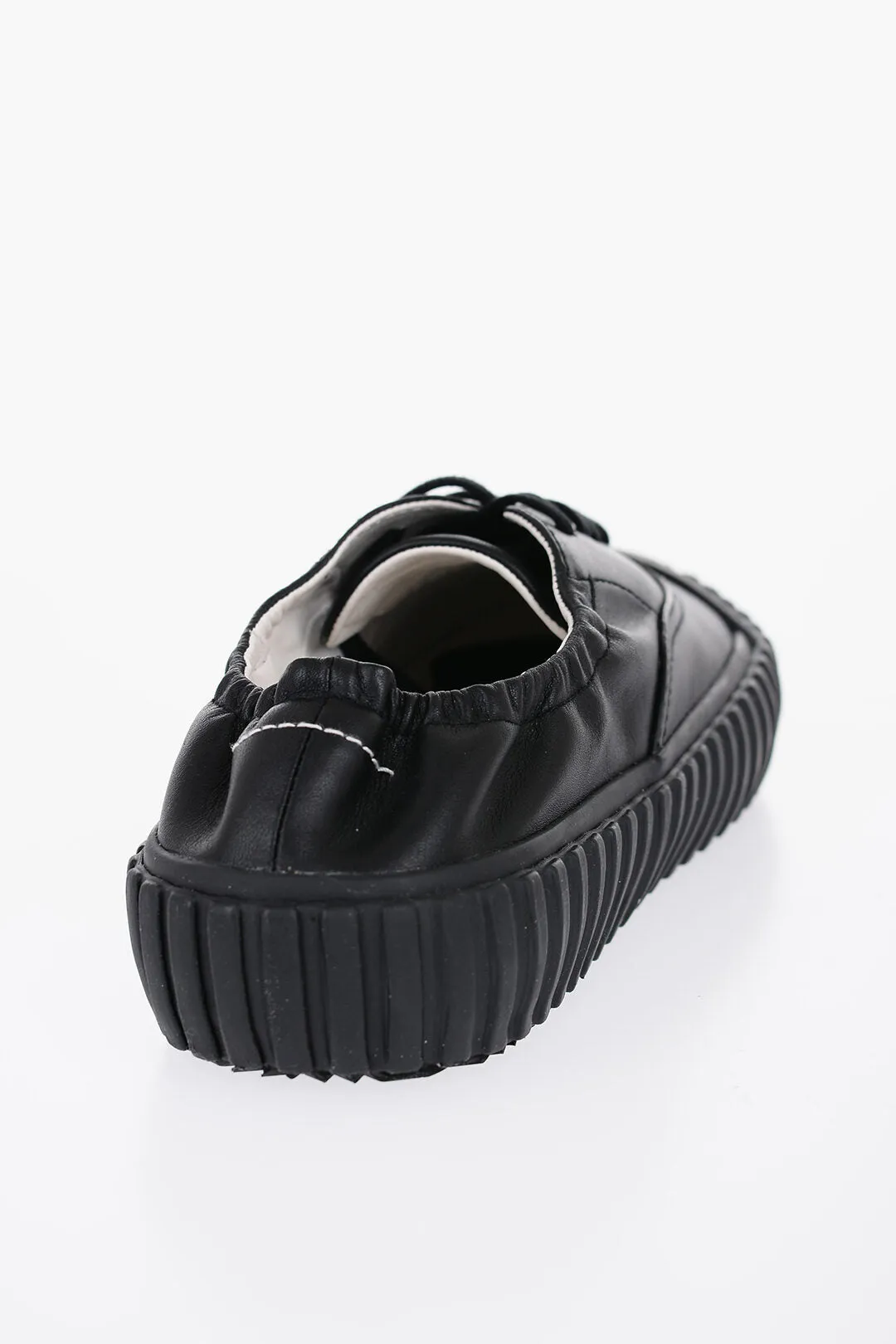 Maison Margiela Mm6 Leather City Low-Top Sneakers