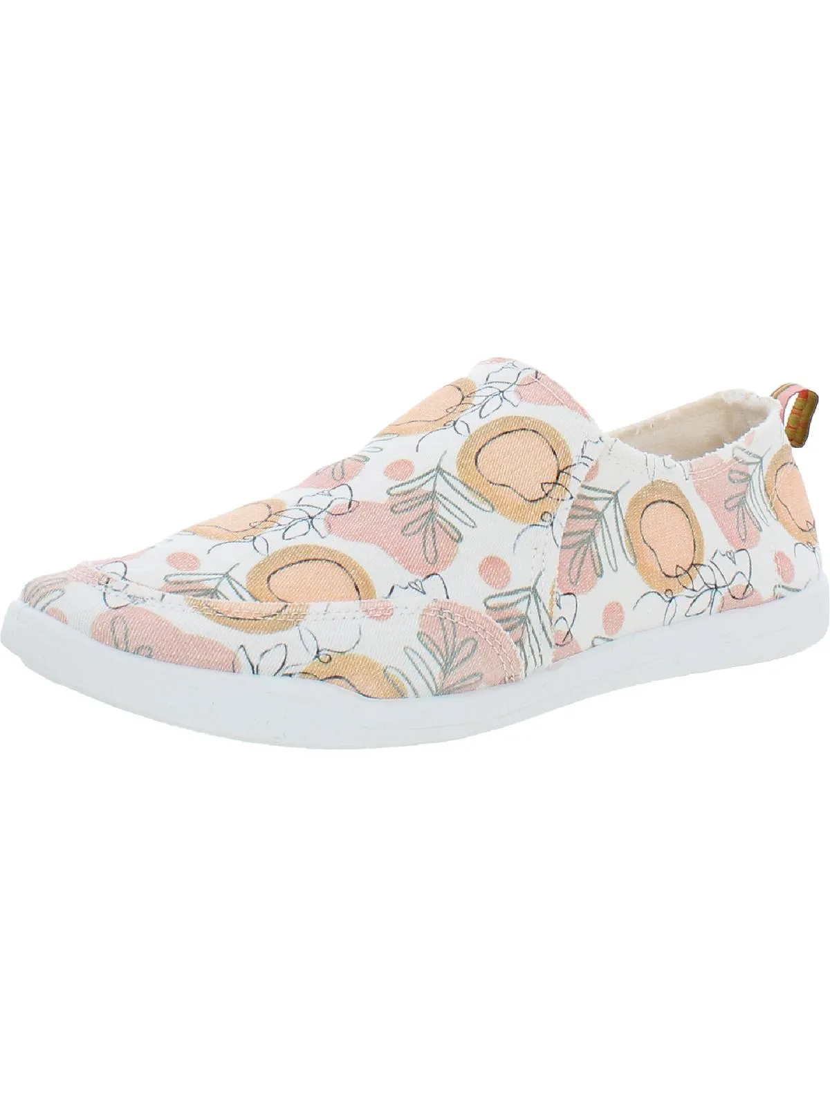 Malibu Womens Comfort Insole Lifestyle Slip-On Sneakers