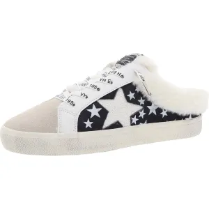 MELLOW Womens Mixed Media Leather Casual And Fashion Sneakers