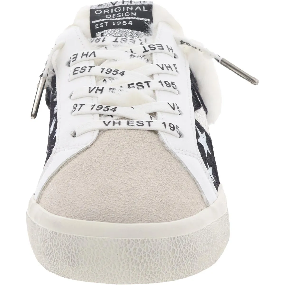 MELLOW Womens Mixed Media Leather Casual And Fashion Sneakers