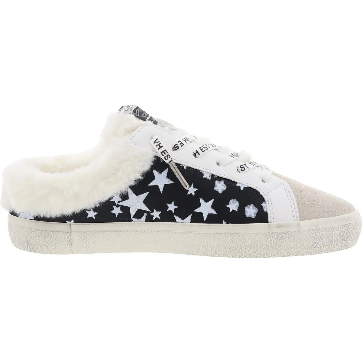 MELLOW Womens Mixed Media Leather Casual And Fashion Sneakers