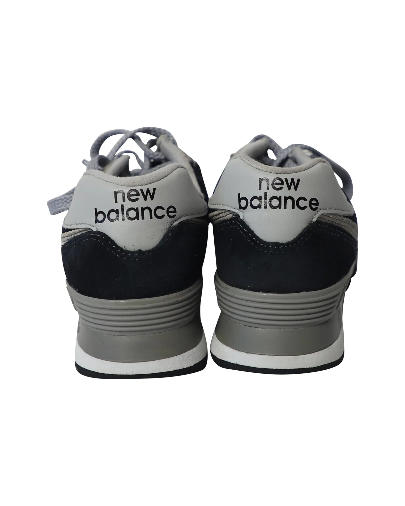 New Balance 574 Core Sneakers in Black Suede