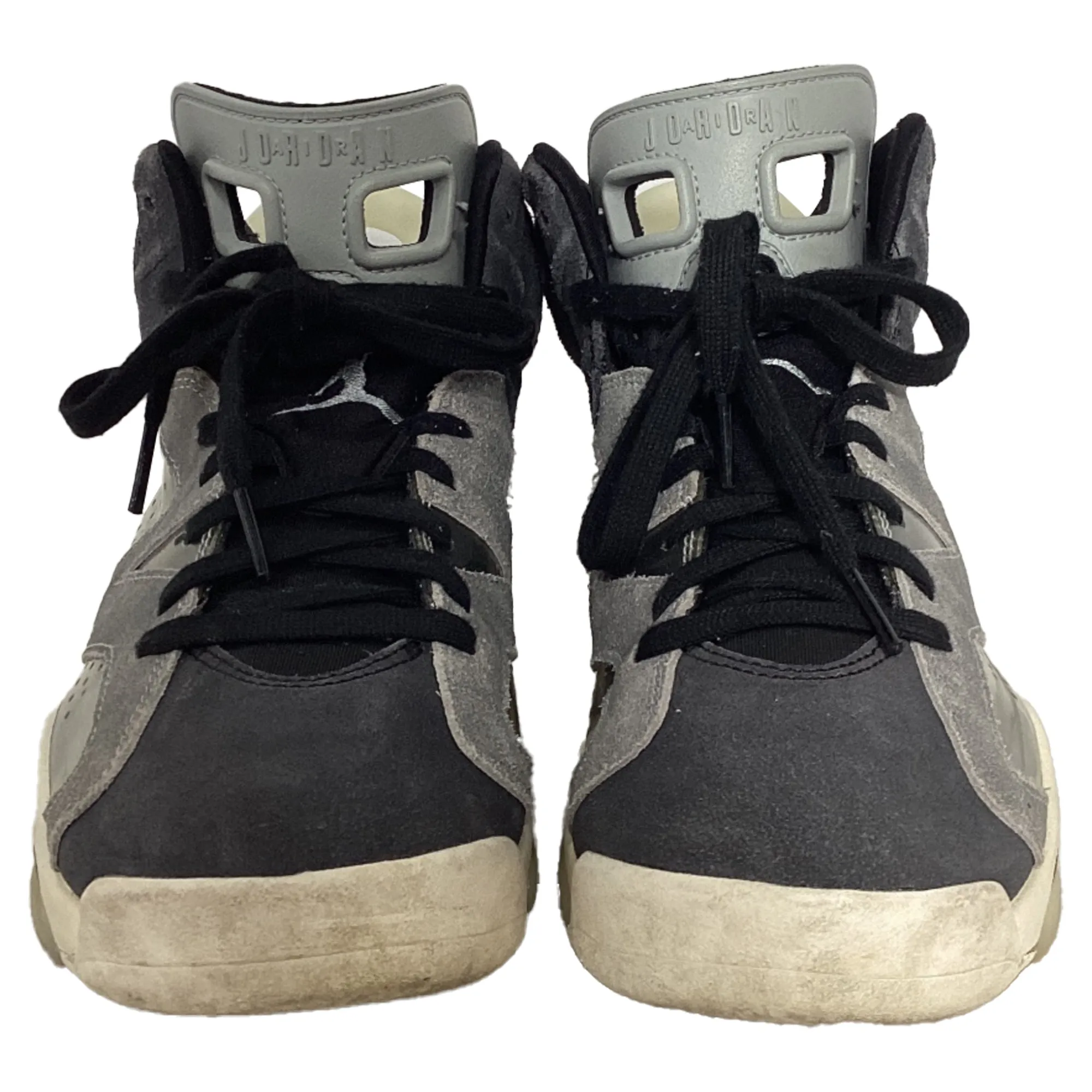 Nike Air Jordan 6 Retro Tech Chrome Sneakers in Grey Suede