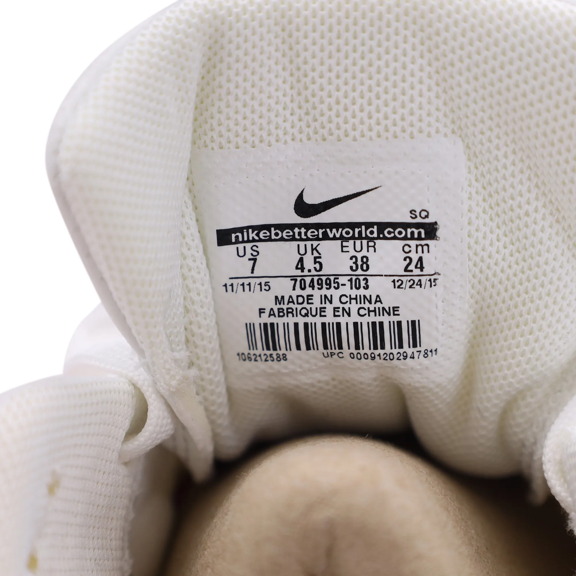 Nike Air Max 1 Ultra Moire Sneakers in White and Orange Synthetic Suede