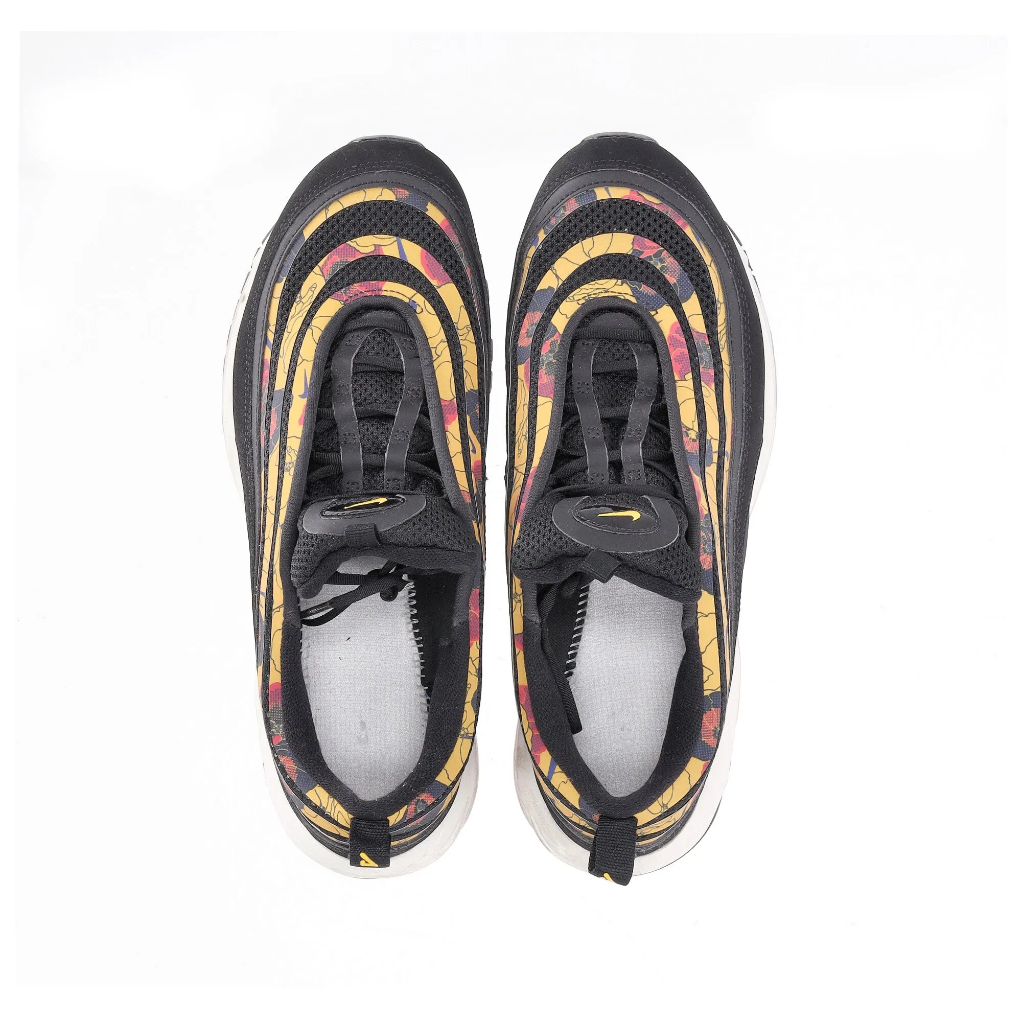 Nike Air Max 97 SE Floral Sneakers in Black Synthetics in Black Synthetic