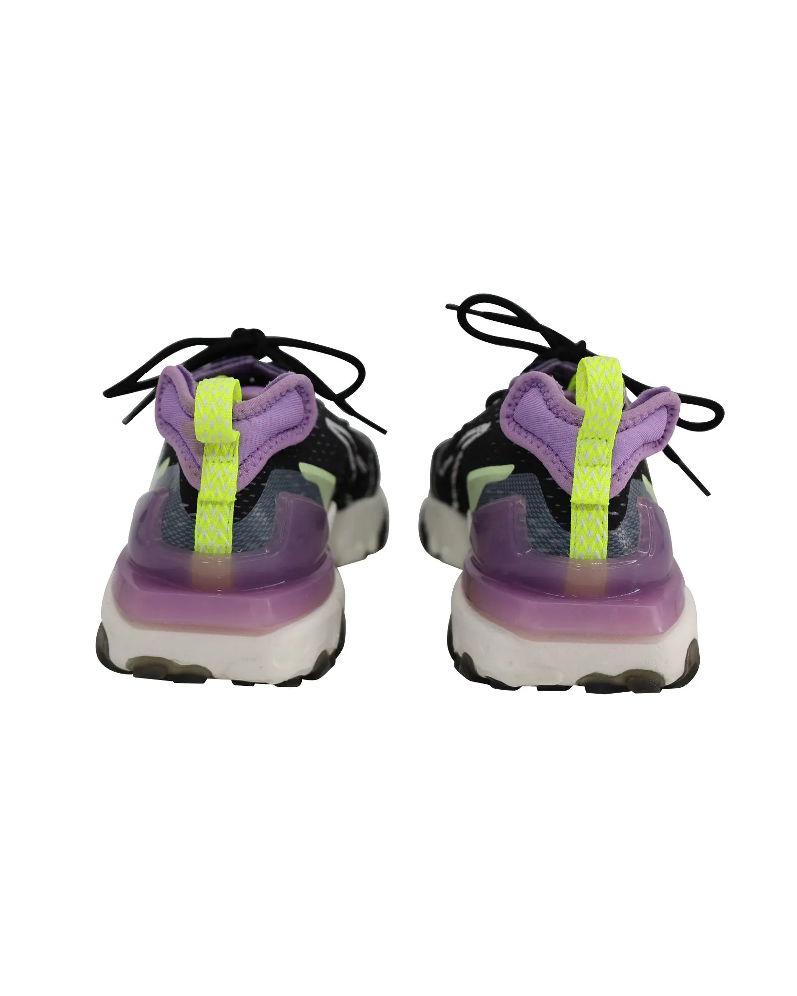 Nike React Vision Sneakers in Gravity Purple Volt Synthetic