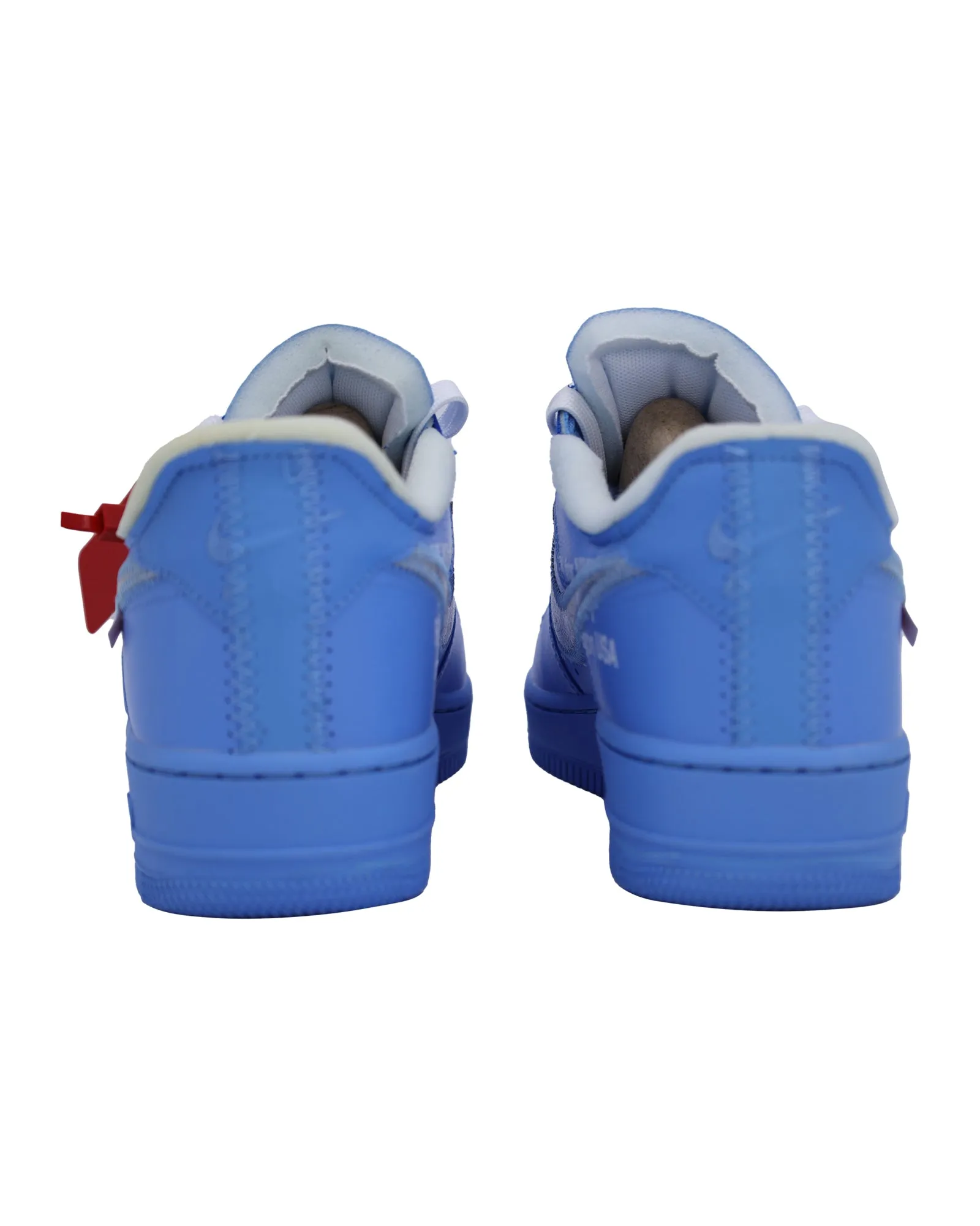 Nike x Off-White Air Force 1 Low '07 "MCA University Blue" Sneakers in Blue Leather