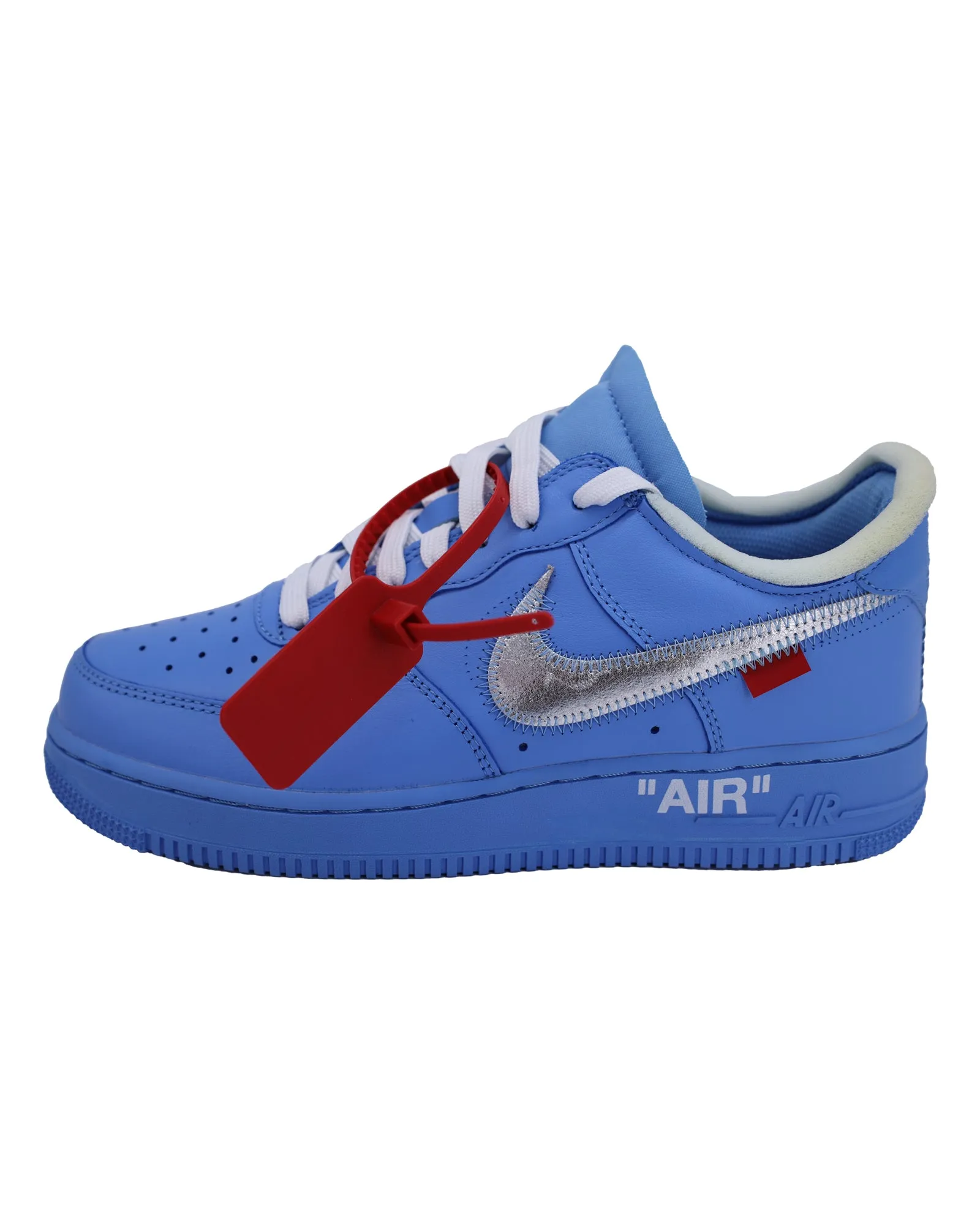 Nike x Off-White Air Force 1 Low '07 "MCA University Blue" Sneakers in Blue Leather