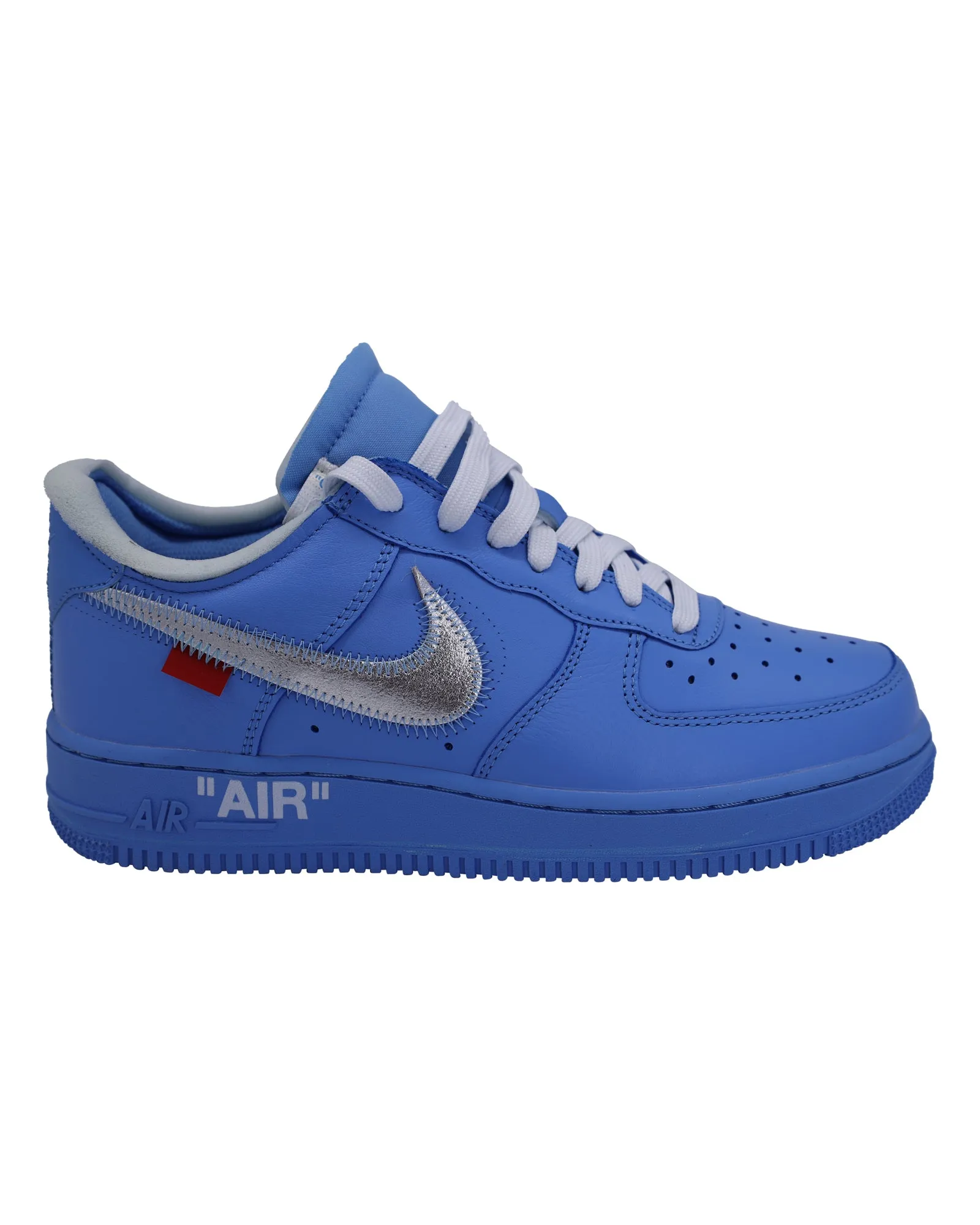 Nike x Off-White Air Force 1 Low '07 "MCA University Blue" Sneakers in Blue Leather