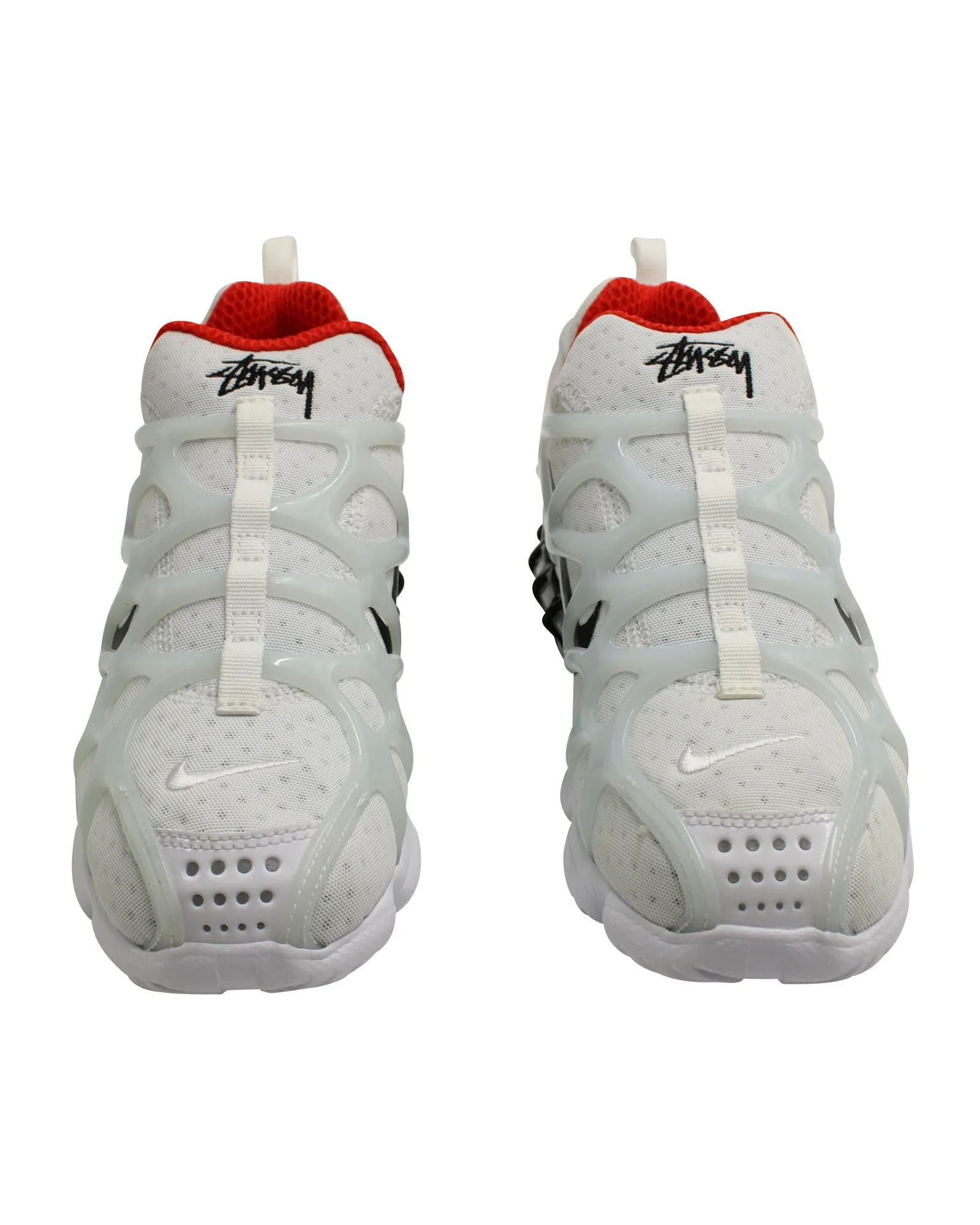 Nike X Stussy Air Zoom Spiridon Kukini Sneakers in White Synthetic