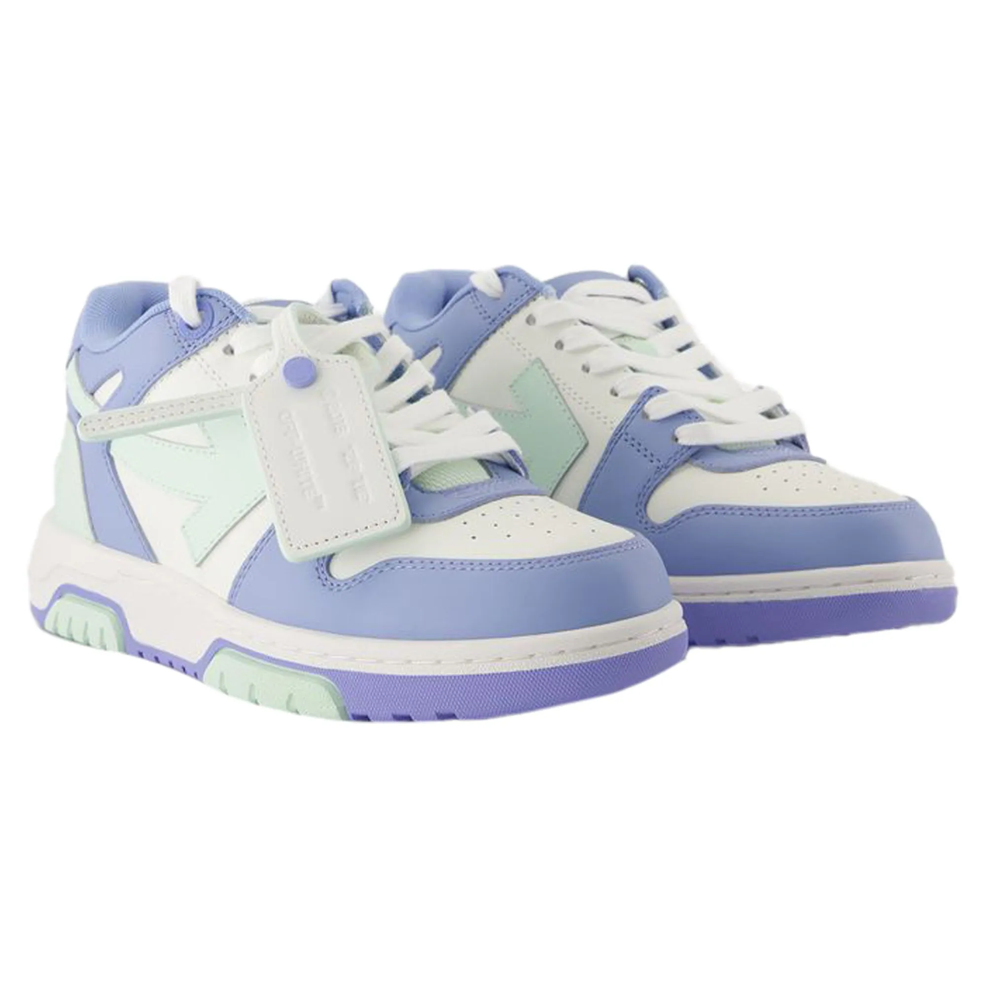 Out Of Office Sneakers - OFF WHITE - Leather - Blue