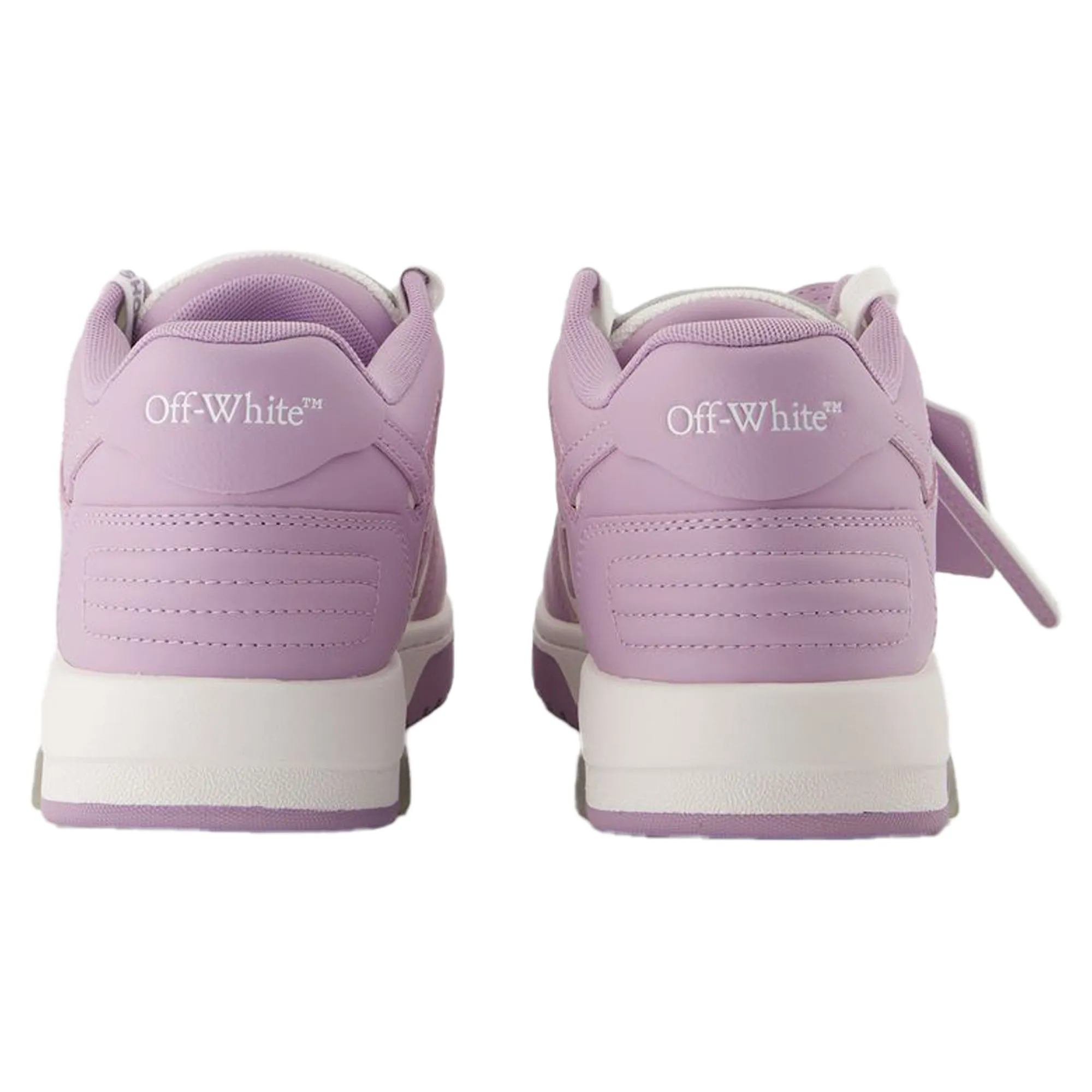 Out Of Office Sneakers - OFF WHITE - Leather - Purple