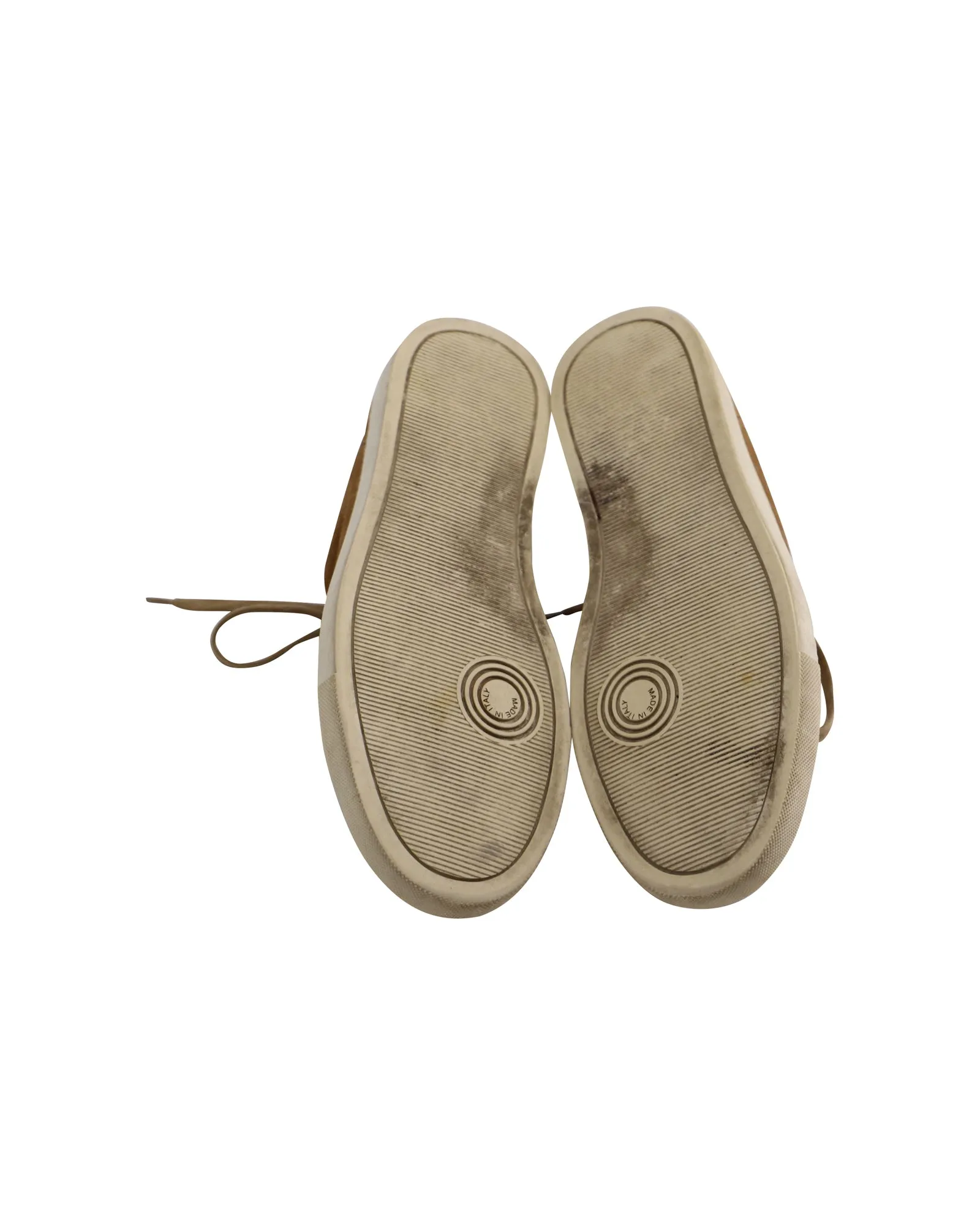 Ralph Lauren Lace-Up Sneakers in Brown Suede