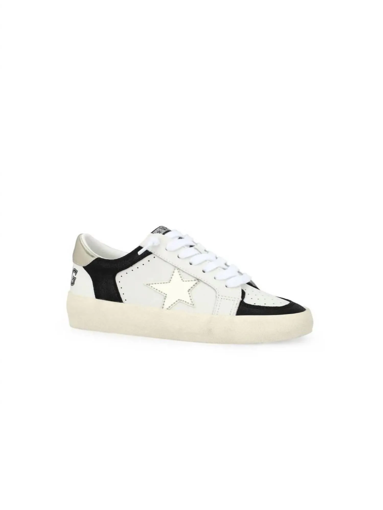 Reflex 24 Sneaker In Black Gold & White