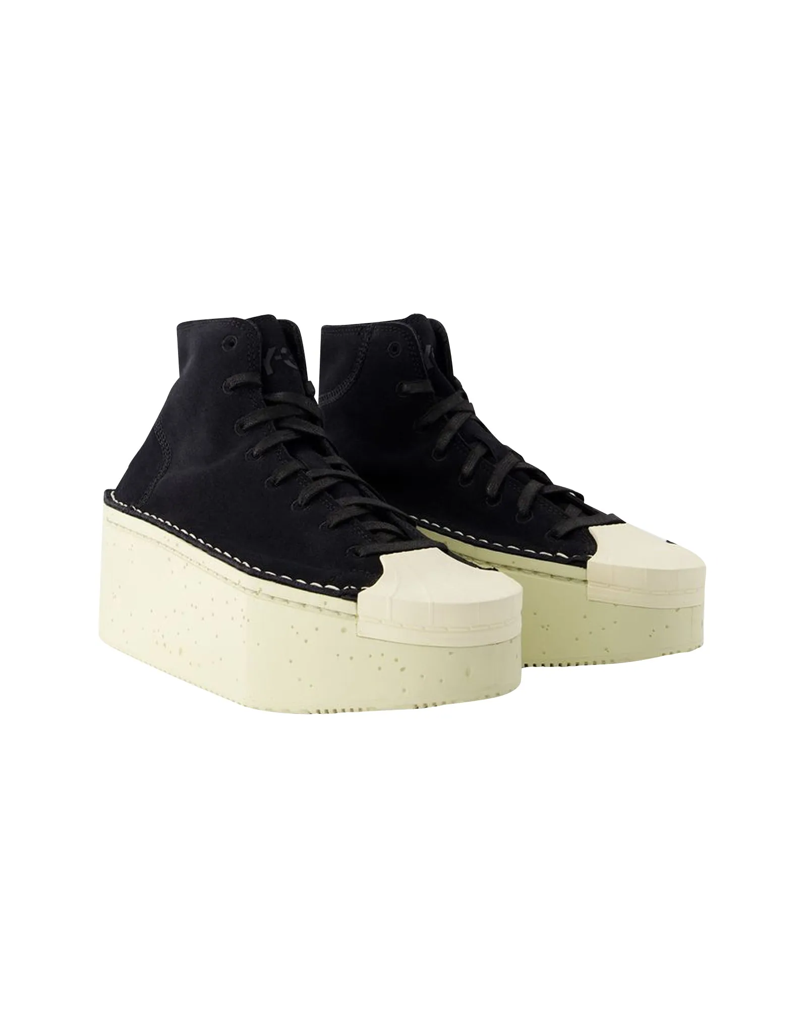 Renga Hi Sneakers - Y-3 - Leather - Black/White