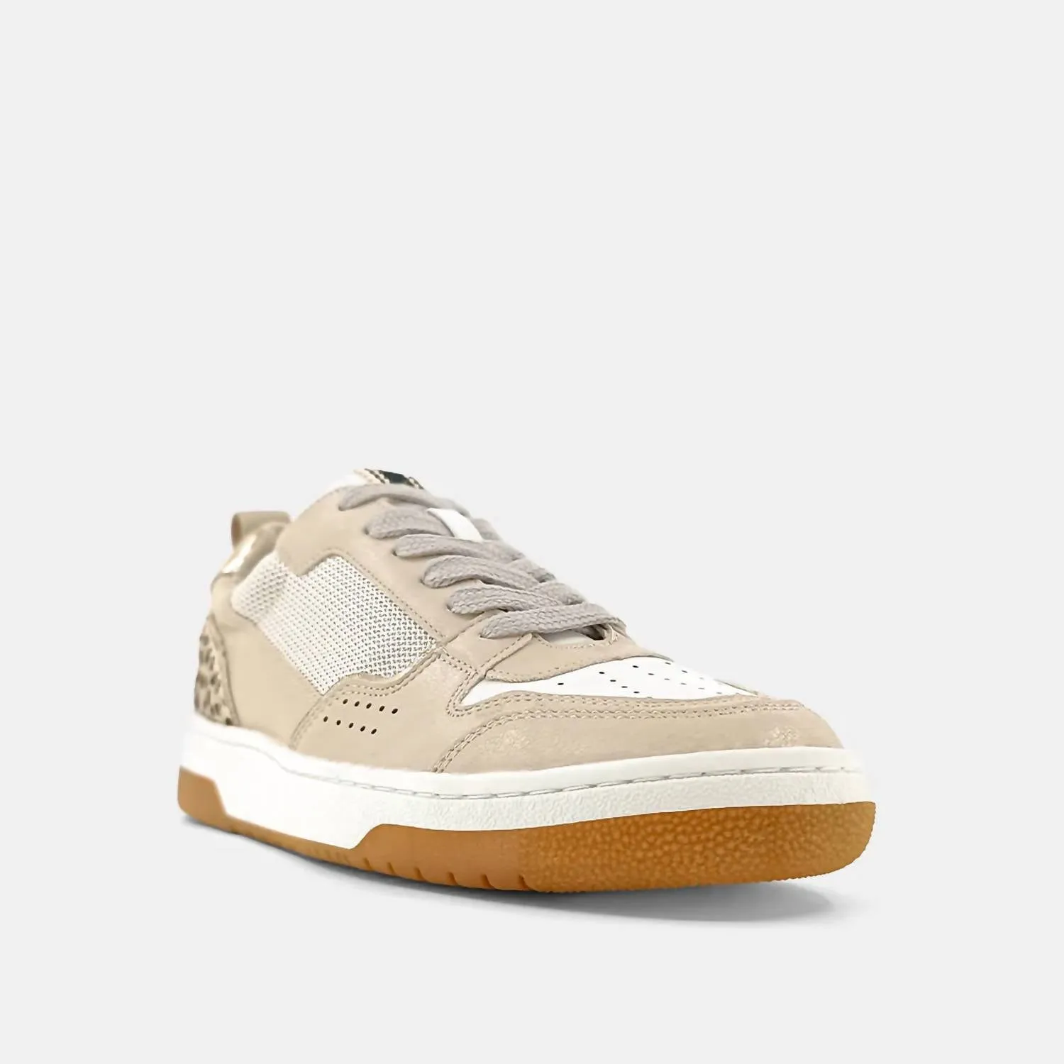 Romi Sneaker In Gold Cheetah