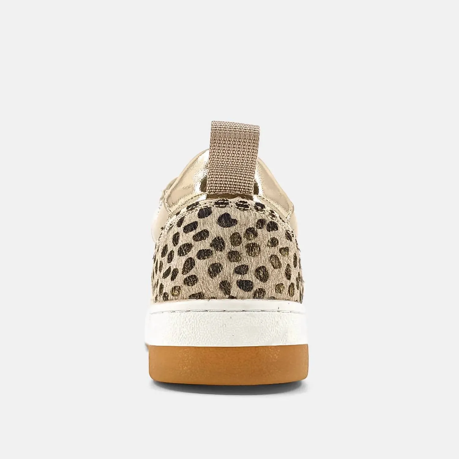 Romi Sneaker In Gold Cheetah