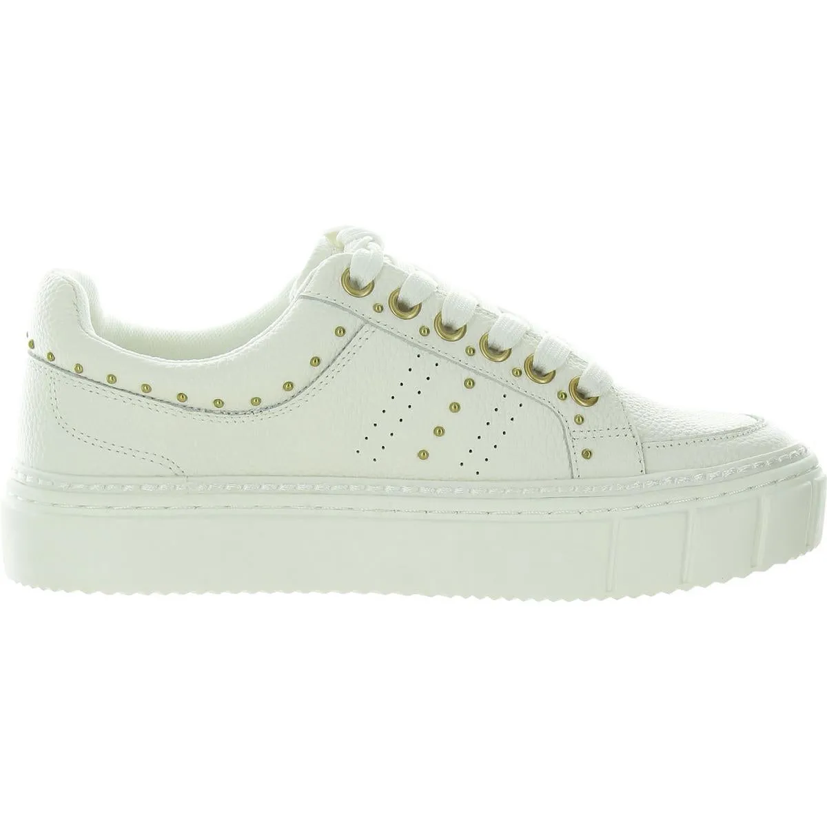 Rosanie Womens Embellished Leather Casual And Fashion Sneakers