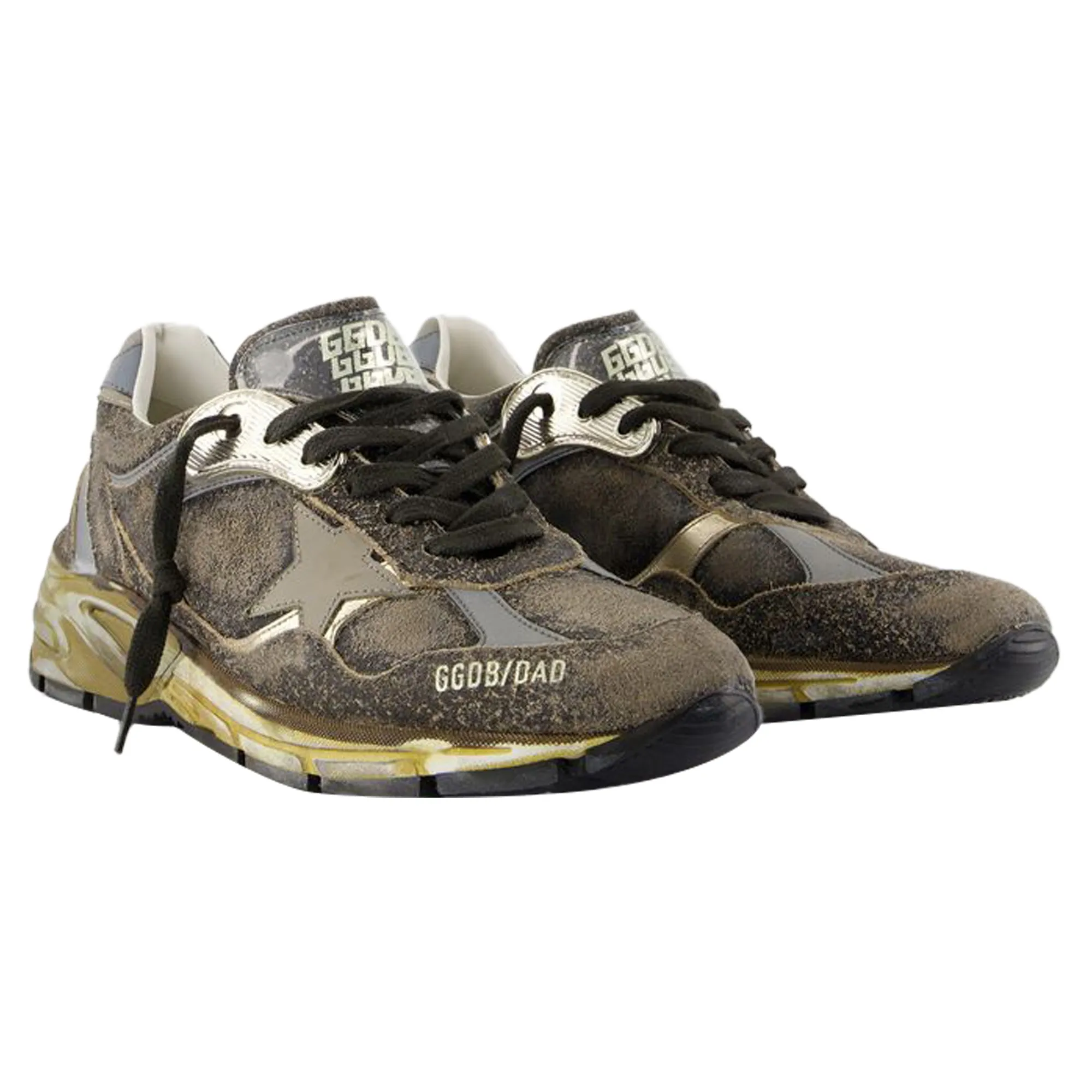 Running Dad Sneakers - Golden Goose Deluxe Brand - Leather - Black