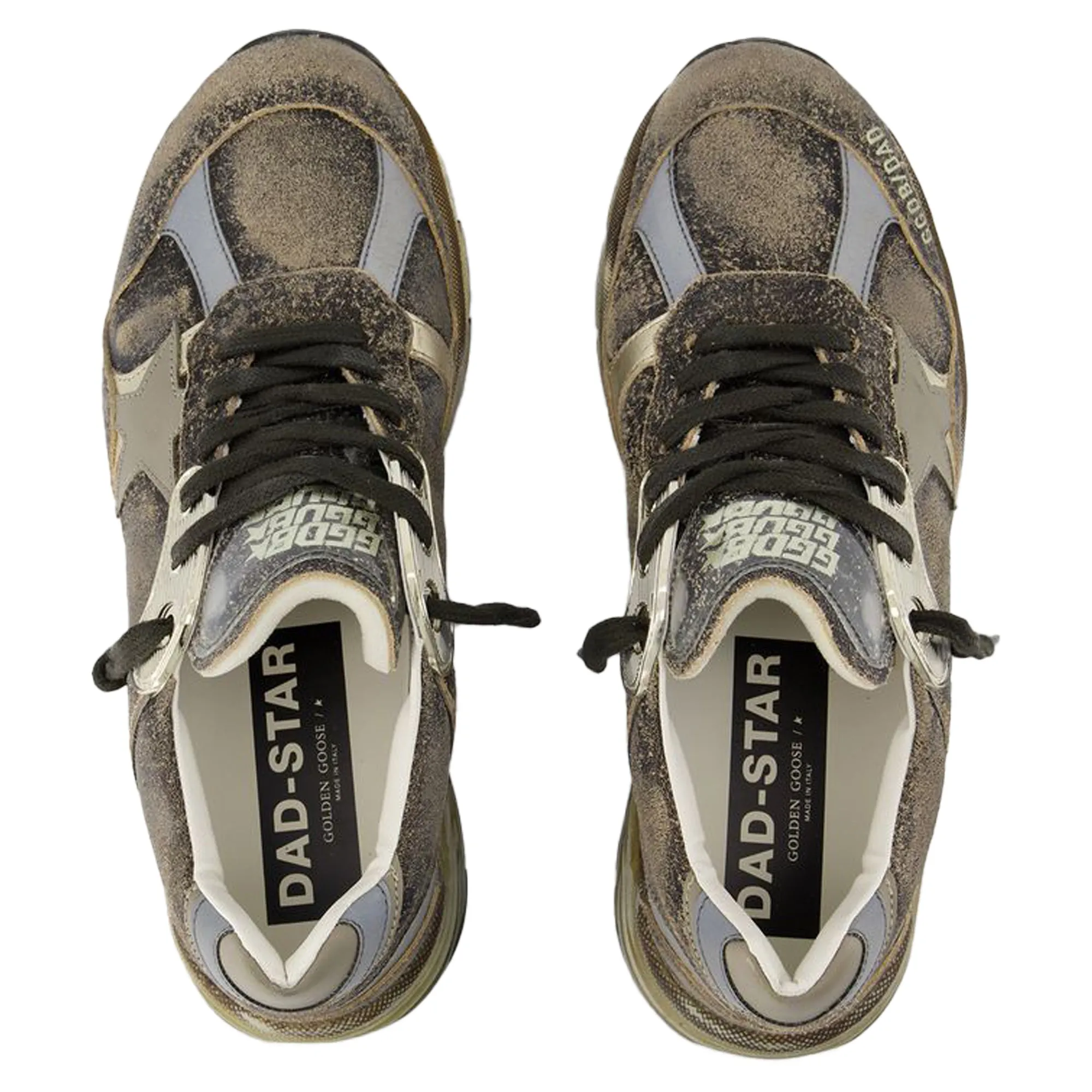 Running Dad Sneakers - Golden Goose Deluxe Brand - Leather - Black