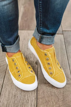 Slip On Comfort Canvas Sneaker In Mango Mojito Smoke