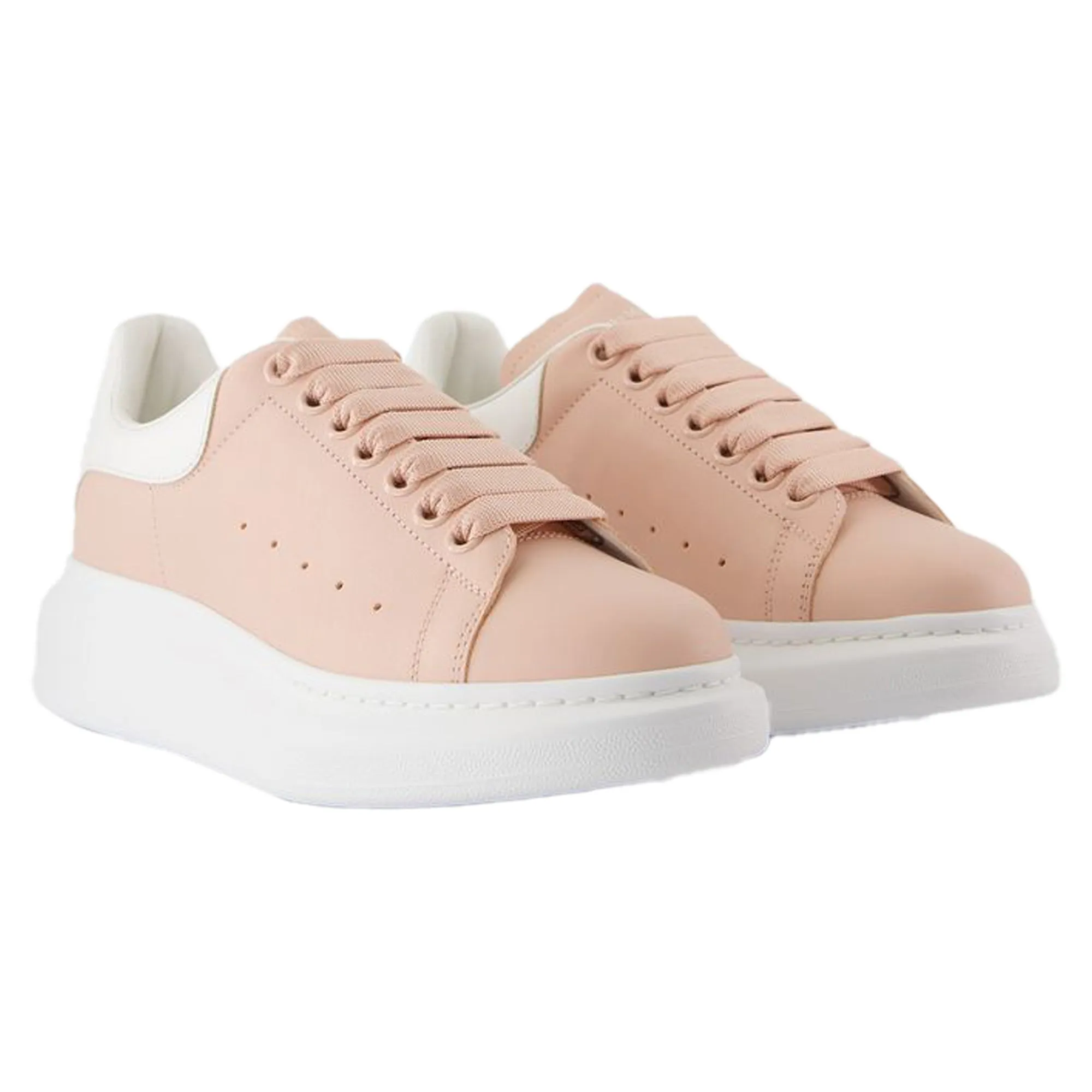 Sneakers Oversized - Alexander McQueen - Leather - Pink