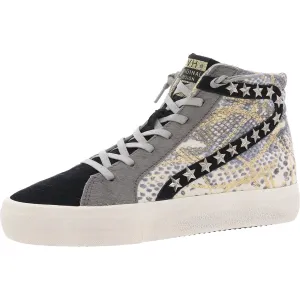 SPOTIFY Womens Mixed Media Calf Hair Casual And Fashion Sneakers