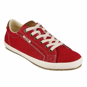 Starburst Canvas In Red