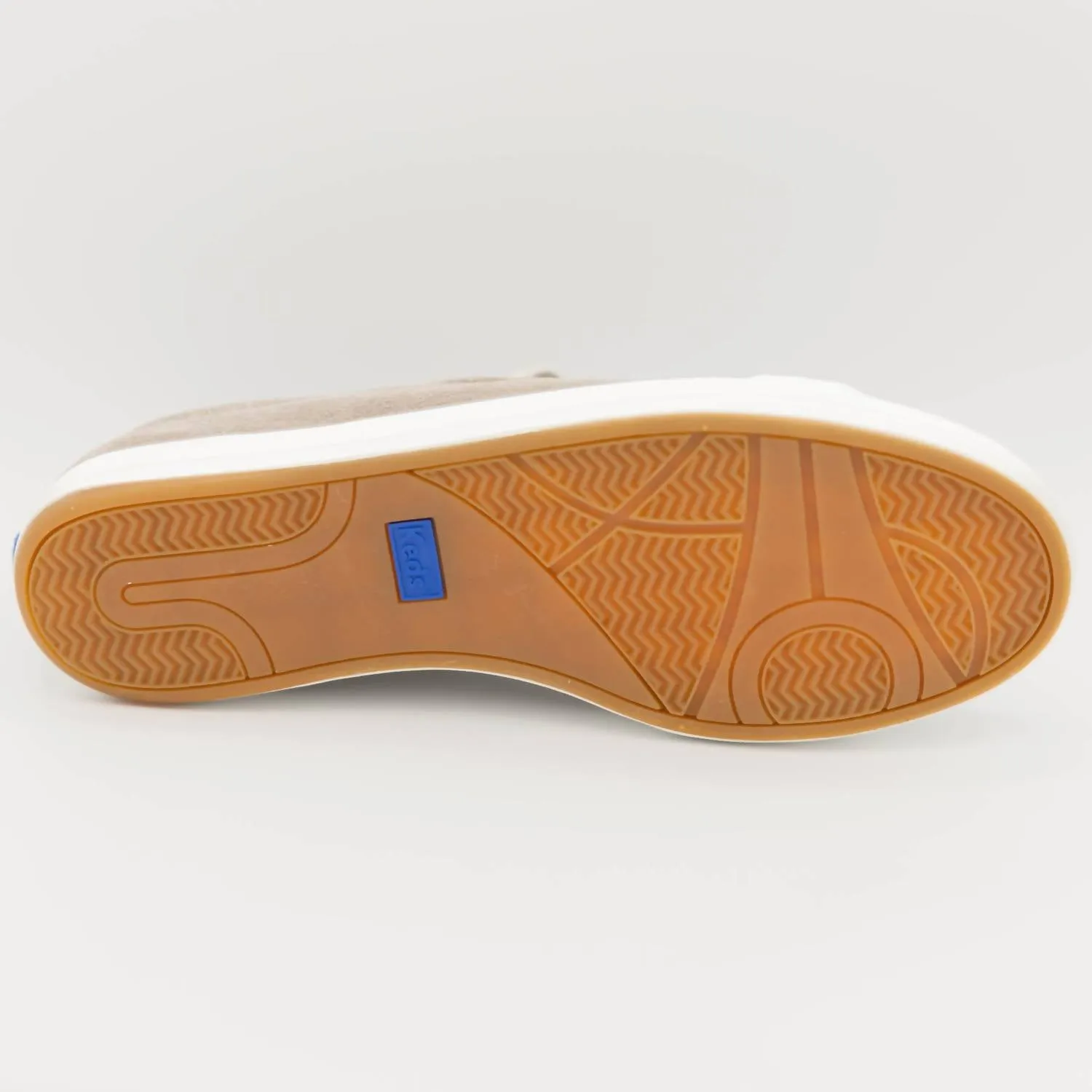 Suede Lace Up Sneaker In Dove Grey