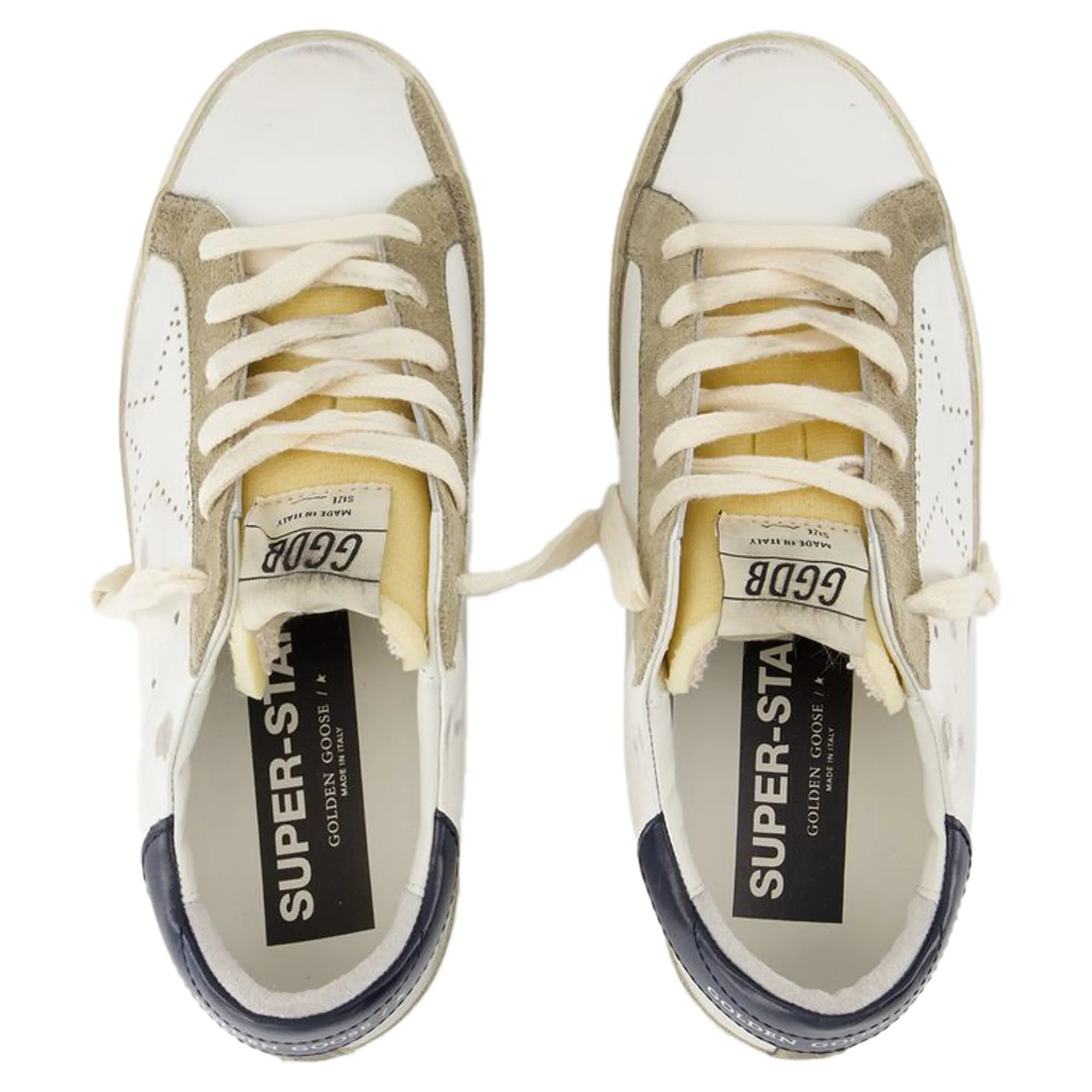 Super Star Sneakers - Golden Goose Deluxe Brand - Leather - White