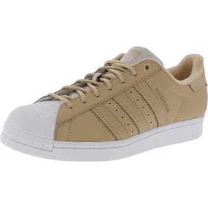 Superstar Womens Lace-Up Faux Leather Casual And Fashion Sneakers