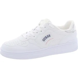Sybela Womens Lace-Up Faux Leather Casual And Fashion Sneakers
