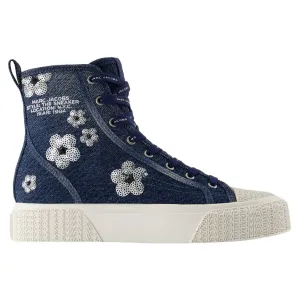 The High Top Sneakers - Marc Jacobs - Cotton - Blue