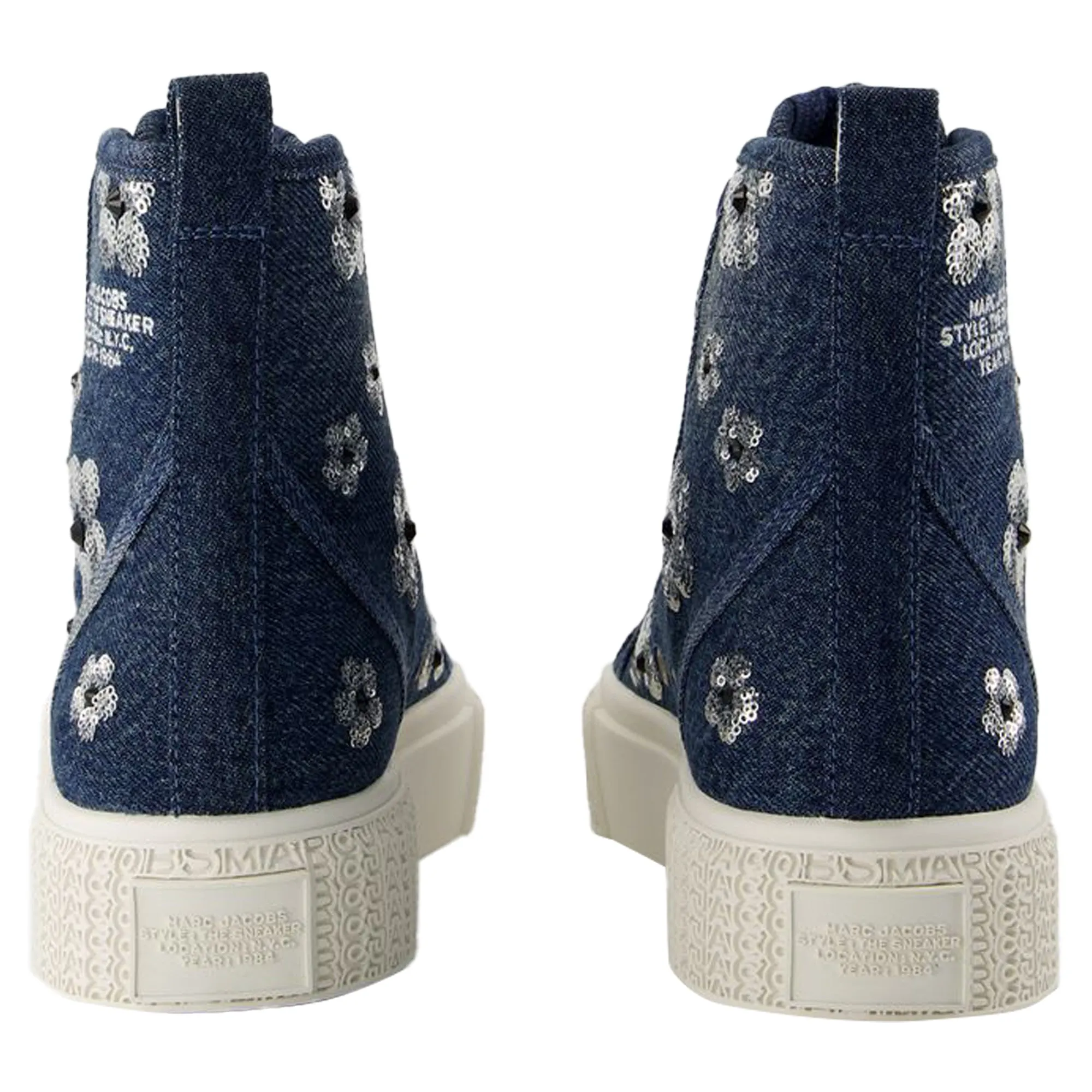 The High Top Sneakers - Marc Jacobs - Cotton - Blue