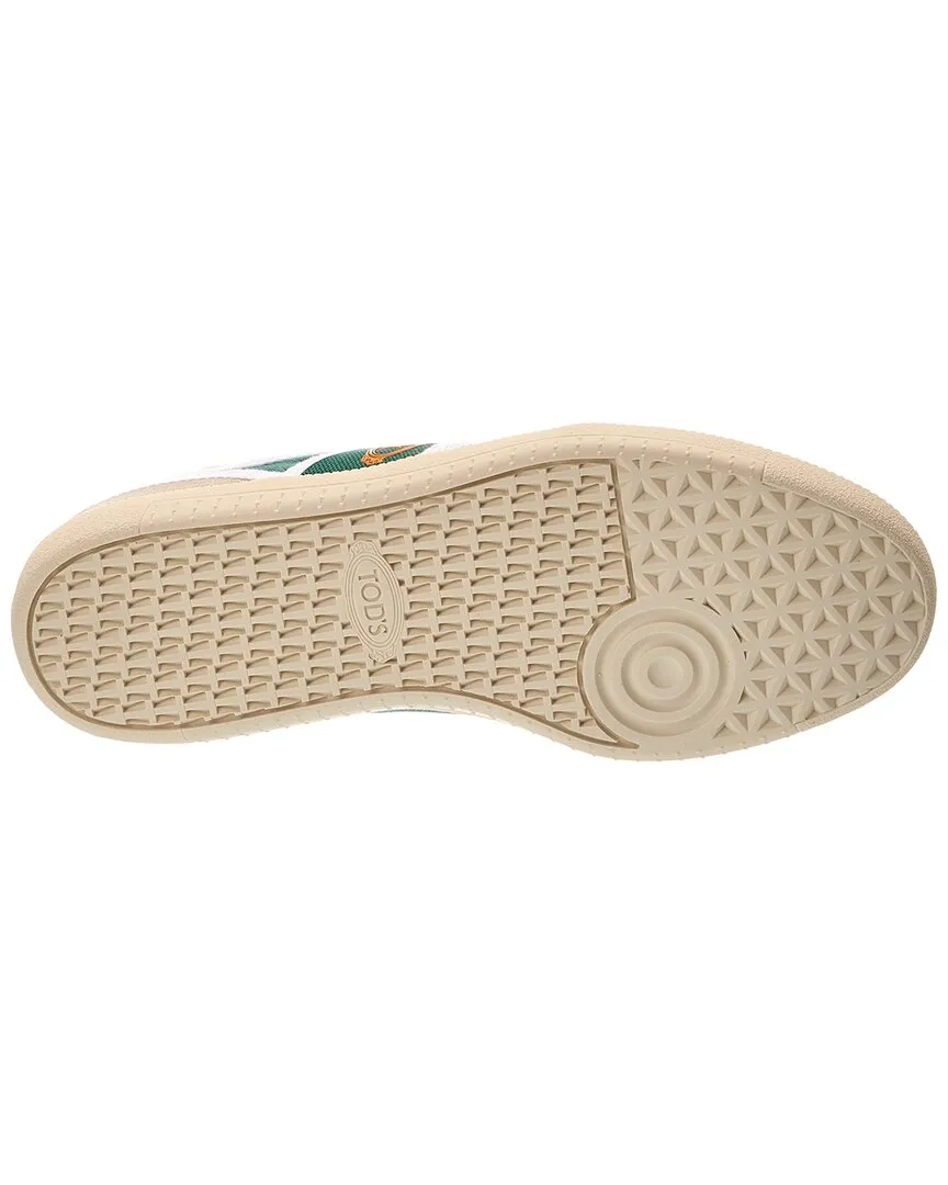 TODs Cassette Canvas & Leather Sneaker