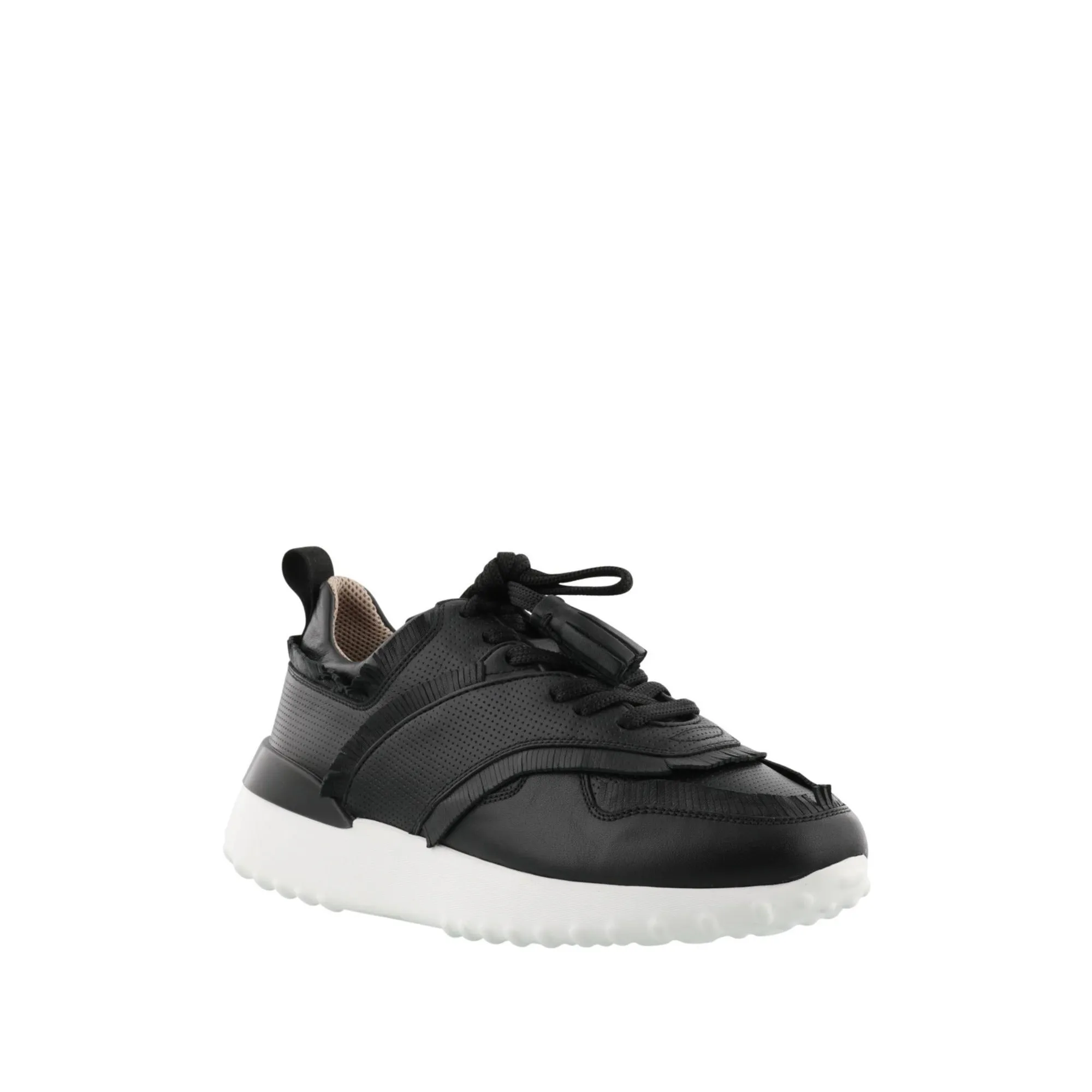 Tod's Fringed Leather Sneakers