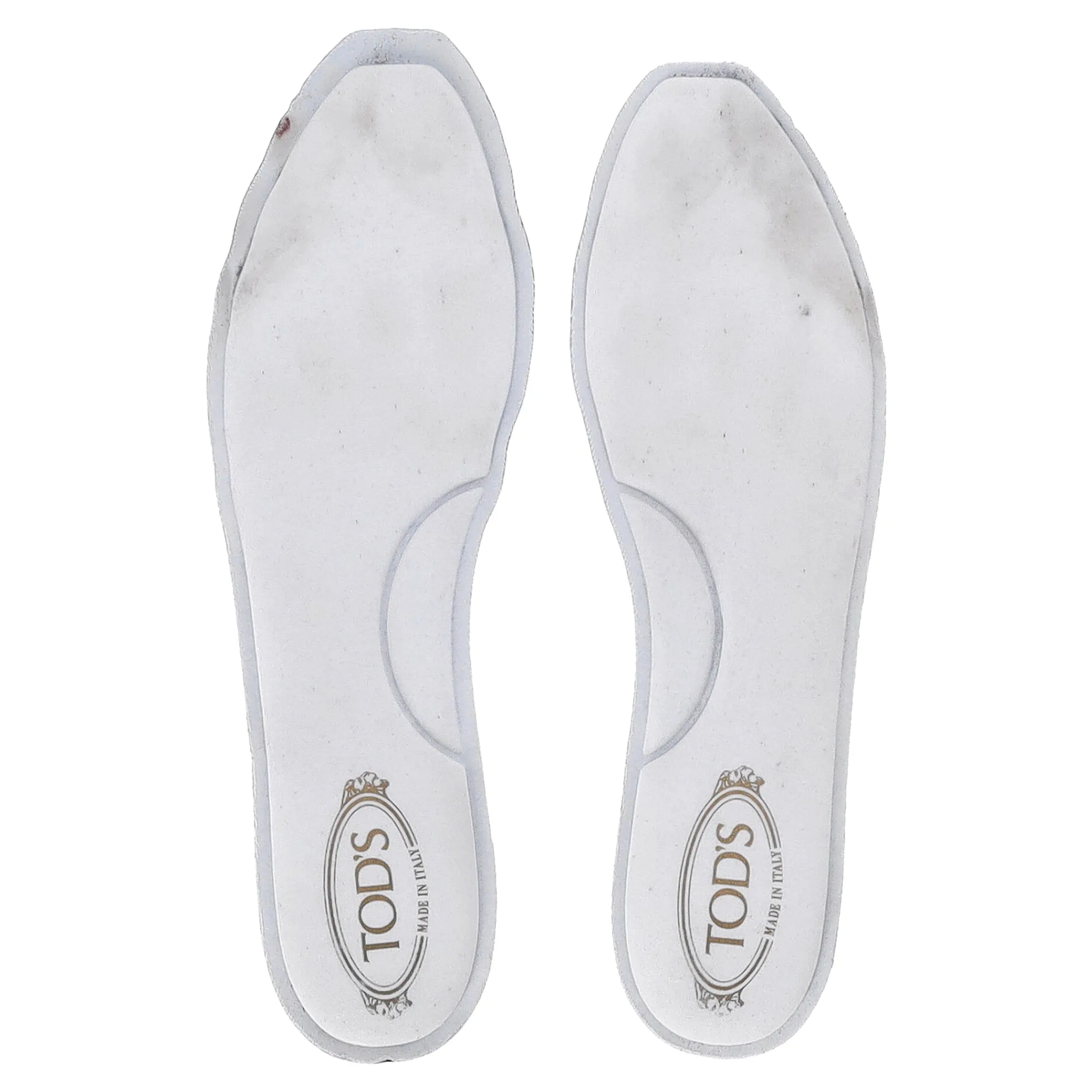 Tod's Sheared Lace-Up Sneakers in Blue Leather