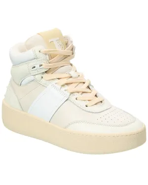 TODs Sportiva Leather High-Top Sneaker
