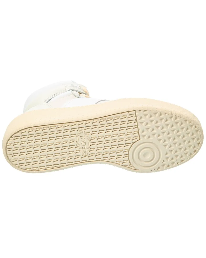 TODs Sportiva Leather High-Top Sneaker