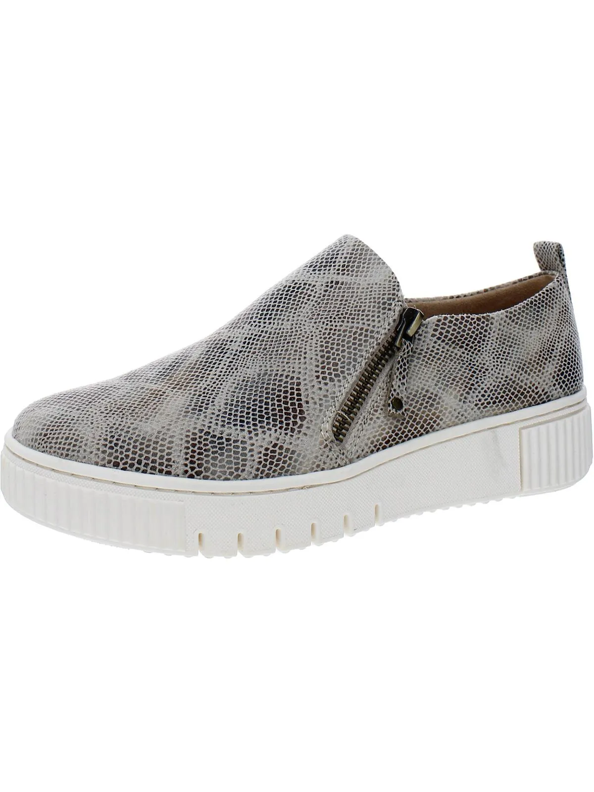 Turner Womens Zipper Slip-On Sneakers