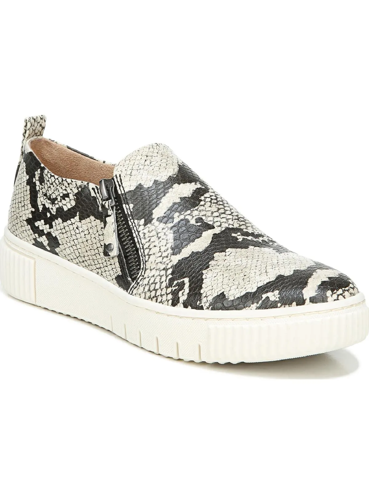 Turner Womens Zipper Slip-On Sneakers