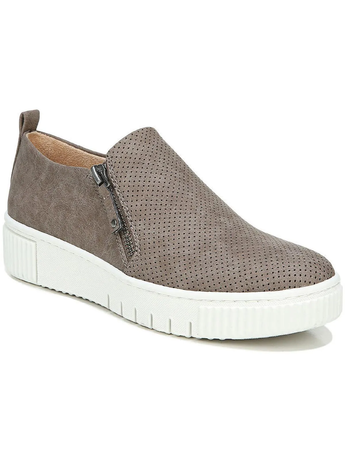 Turner Womens Zipper Slip-On Sneakers