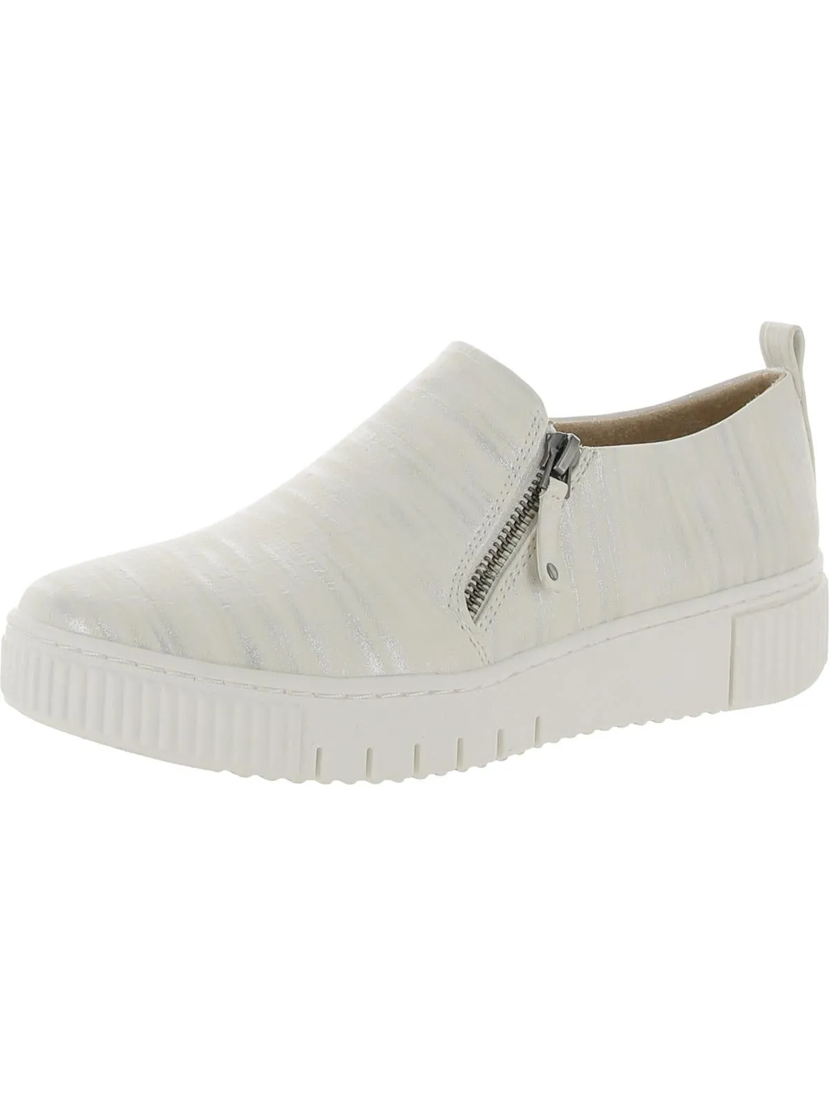 Turner Womens Zipper Slip-On Sneakers