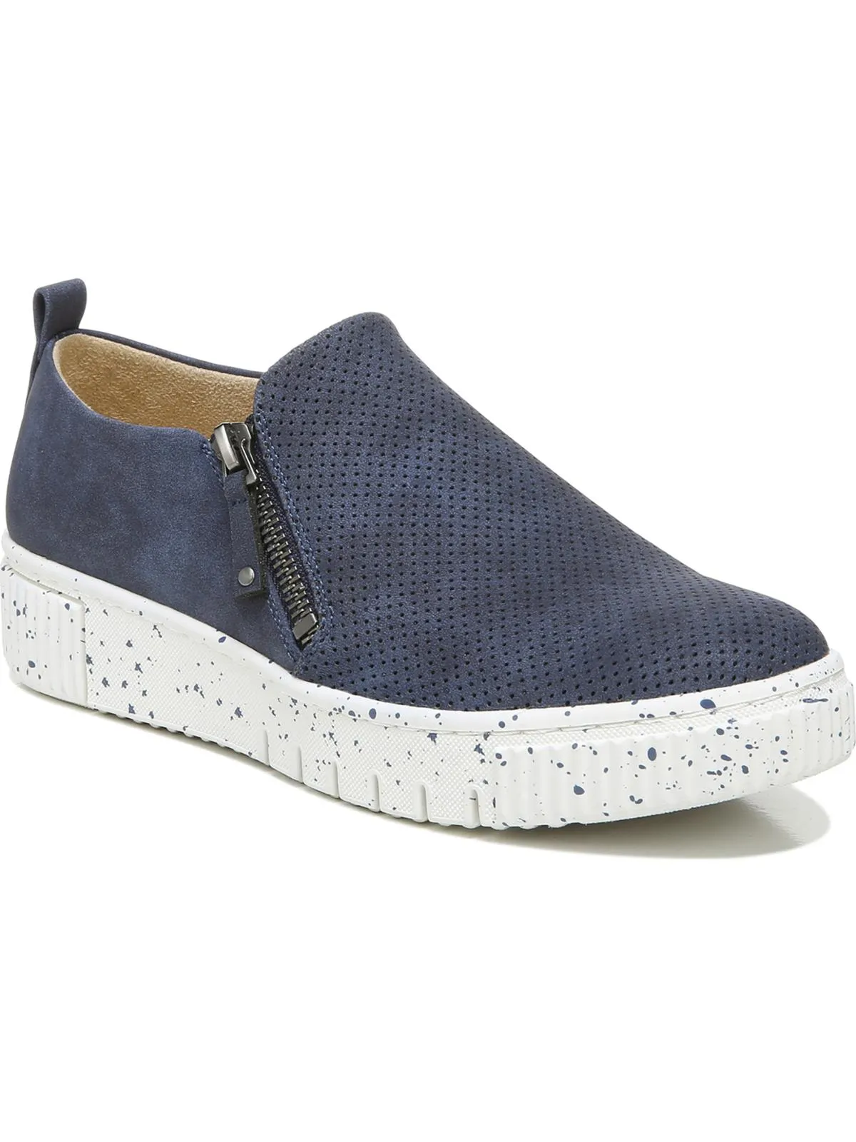 Turner Womens Zipper Slip-On Sneakers