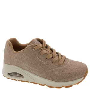 Uno Sneaker In Rose Gold Glitter Bomb