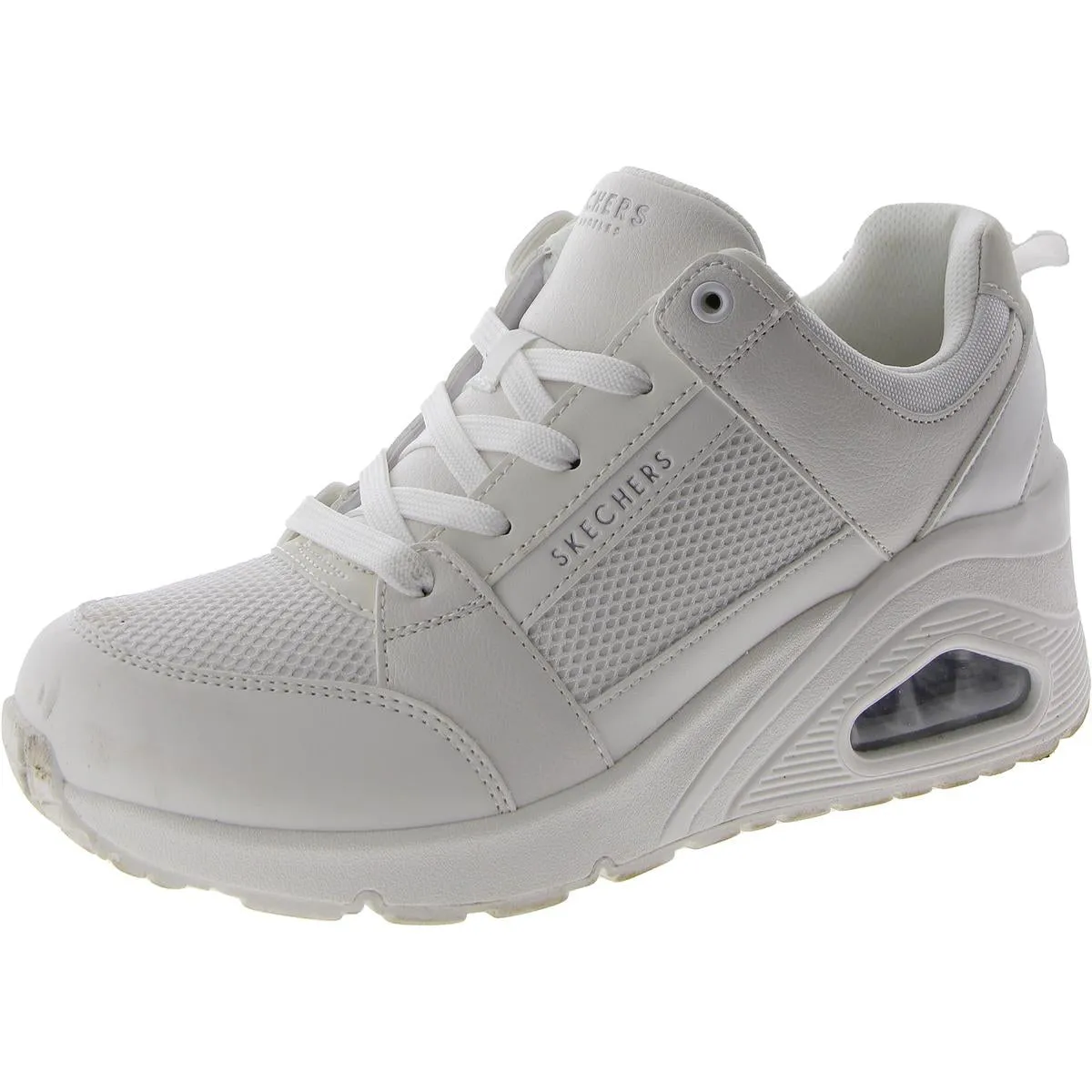 Uno Wedge-Everything Nice Womens Mesh Lace up Casual And Fashion Sneakers