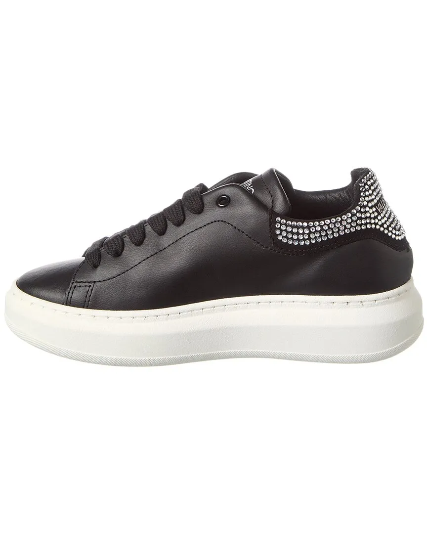 Valentino by Mario Valentino Fresia Sparkling Leather Sneaker